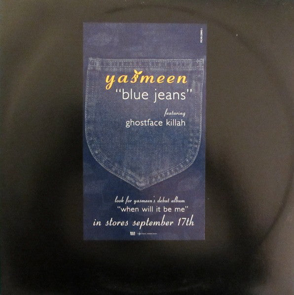 Yasmeen Feat. Ghostface Killah : Blue Jeans (12", Promo, Blu)