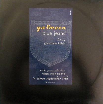 Yasmeen Feat. Ghostface Killah : Blue Jeans (12", Promo, Blu)