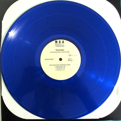 Yasmeen Feat. Ghostface Killah : Blue Jeans (12", Promo, Blu)