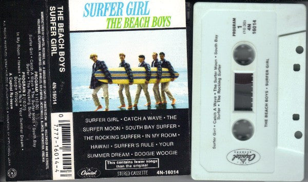 The Beach Boys : Surfer Girl (Cass, Album, RE)
