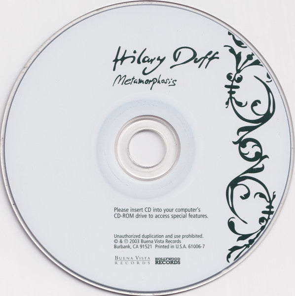 Hilary Duff : Metamorphosis (CD, Album, Enh, Cin)