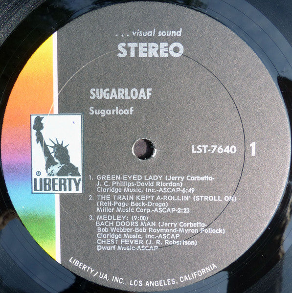 Sugarloaf : Sugarloaf (LP, Album, Kee)