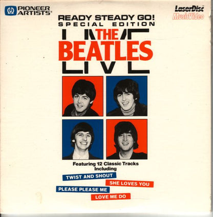 The Beatles : Ready Steady Go! Special Edition / The Beatles Live (Laserdisc, 8", S/Sided, RE, S/Edition, NTSC, CLV)