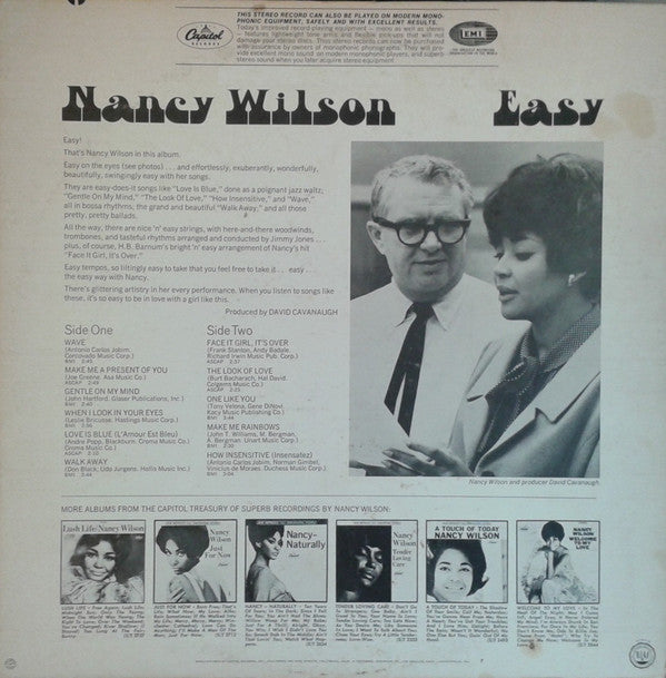 Nancy Wilson : Easy (LP, Album)