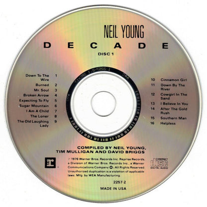 Neil Young : Decade (2xCD, Comp, RE, ARC)