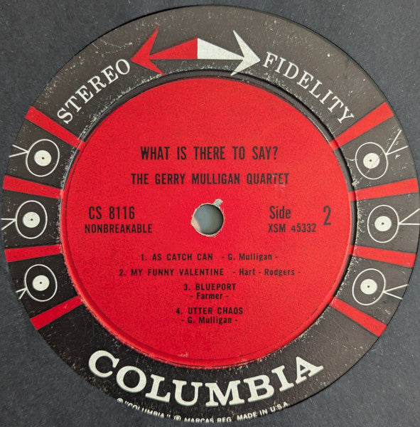 Gerry Mulligan Quartet : What Is There To Say? (LP, Album, Ter)