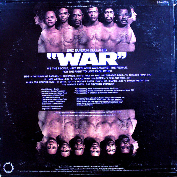 Eric Burdon & War / 宣戦布告 日本盤LP The Very Best of Eric Burdon and WAR 2CD Set Accompanies Exclusive