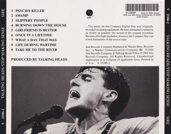 Buy Talking Heads : Stop Making Sense (CD, Album, Club, RE, Spe