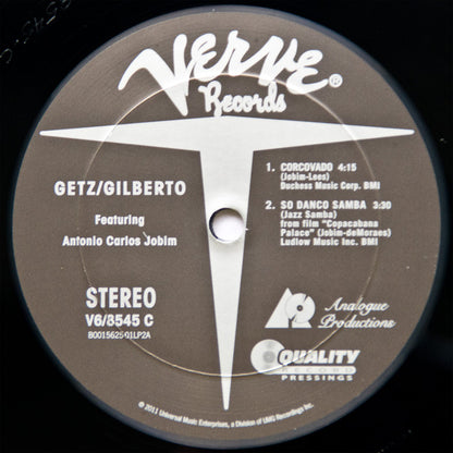 Stan Getz / João Gilberto Featuring Antonio Carlos Jobim : Getz / Gilberto (2x12", Album, Ltd, Num, RE, RM, 200)