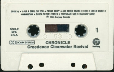 Creedence Clearwater Revival Featuring John Fogerty : Chronicle (The 20 Greatest Hits) (Cass, Comp, Club, RE, CRC)