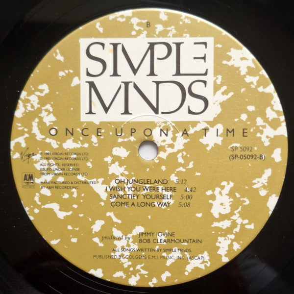 Simple Minds : Once Upon A Time (LP, Album)