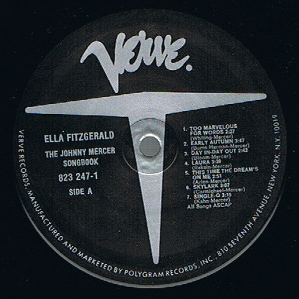Ella Fitzgerald : The Johnny Mercer Song Book (LP, Album, RE)