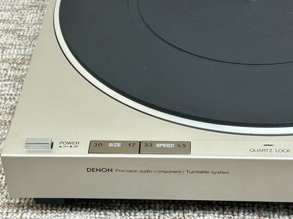 Denon DP-11F Direct Drive Turntable Fully Automatic Quartz Lock * Fully Serviced * Signet Cartridge
