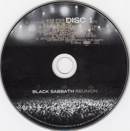 Black Sabbath : Reunion (2xCD, Album, Club)