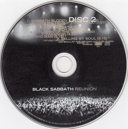Black Sabbath : Reunion (2xCD, Album, Club)