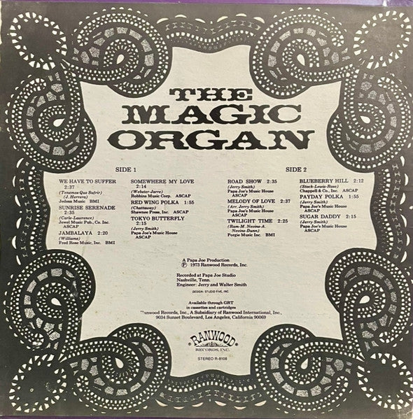 The Magic Organ : The Magic Organ (LP, Album, Sup)