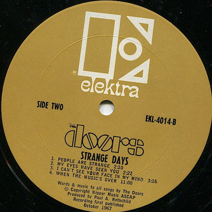 The Doors : Strange Days (LP, Album, Mono, CP,)