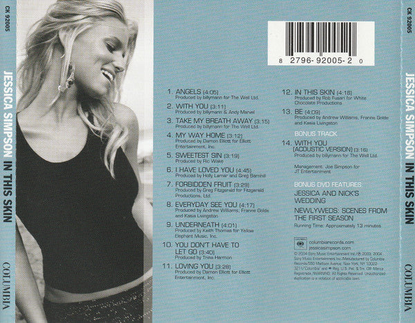 Jessica Simpson : In This Skin (CD, Album, RE + DVD-V, NTSC)