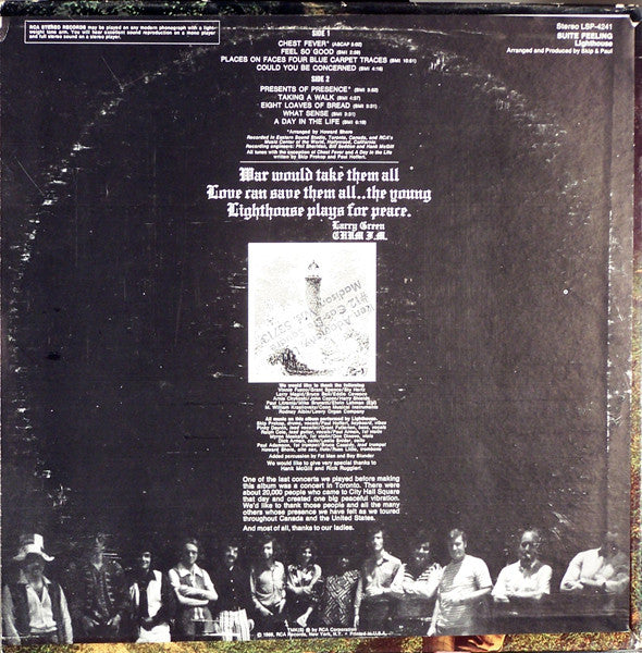 Lighthouse (2) : Suite Feeling (LP, Album, Roc)