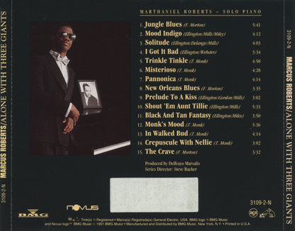 Marcus Roberts : Alone With Three Giants (CD, Album)