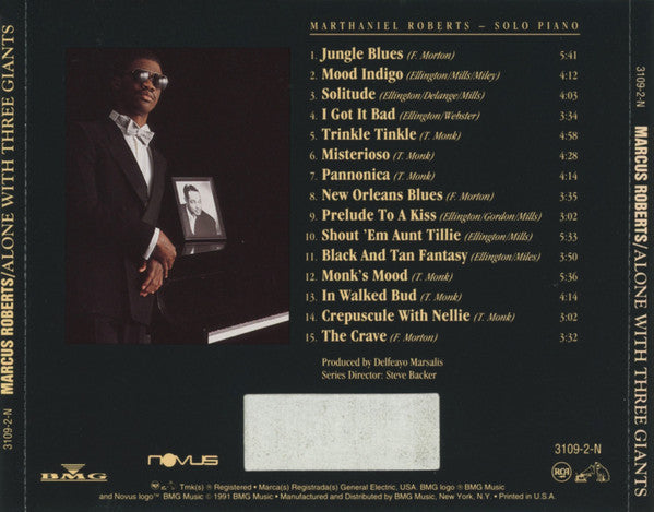 Marcus Roberts : Alone With Three Giants (CD, Album)