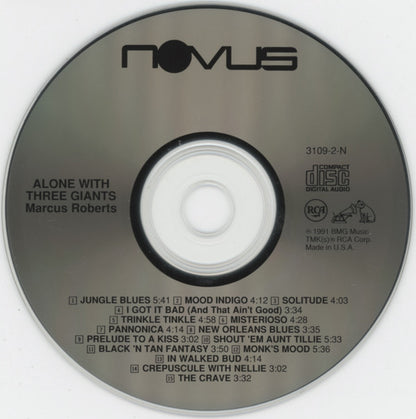 Marcus Roberts : Alone With Three Giants (CD, Album)