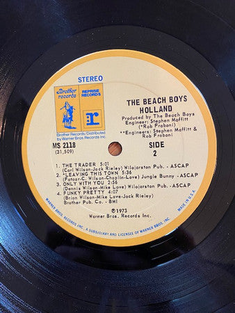 The Beach Boys : Holland  (LP, Album, San + 7", EP, San)