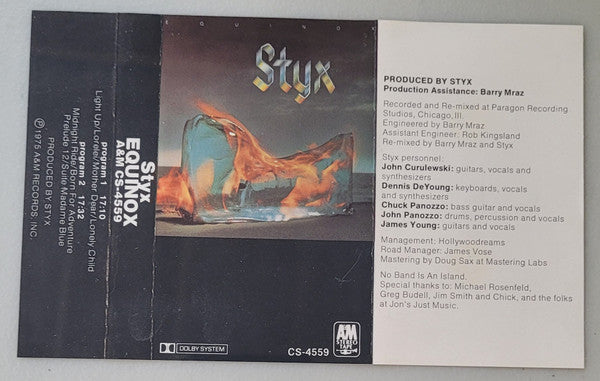 Styx : Equinox (Cass, Album, Tit)