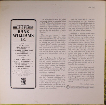 Hank Williams Jr. : Ballads Of The Hills And Plains (LP)