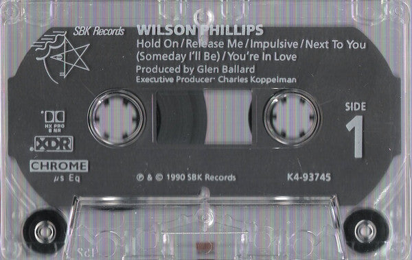 Wilson Phillips : Wilson Phillips (Cass, Album, Chr)