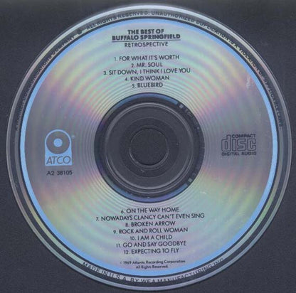 Buffalo Springfield : Retrospective - The Best Of Buffalo Springfield (CD, Comp, Club, RE, Col)