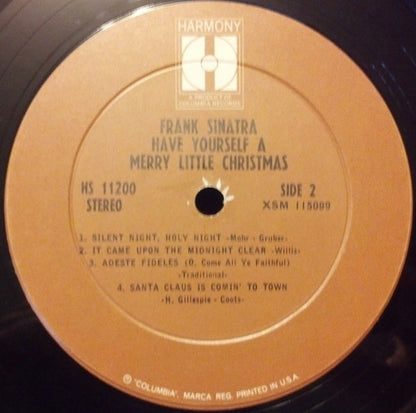 Frank Sinatra : Have Yourself A Merry Little Christmas (LP, Comp, RE)