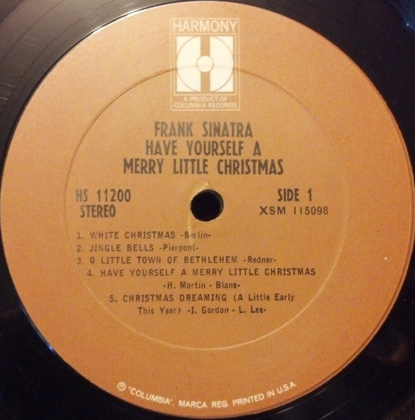 Frank Sinatra : Have Yourself A Merry Little Christmas (LP, Comp, RE)