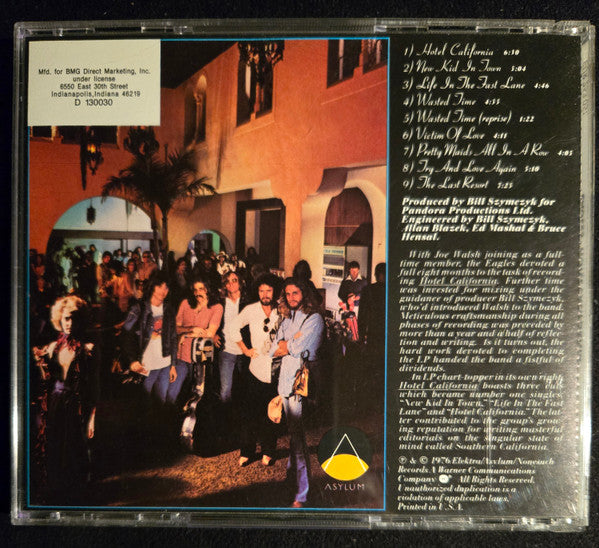 Eagles : Hotel California (CD, Album, Club, RE, ARC)