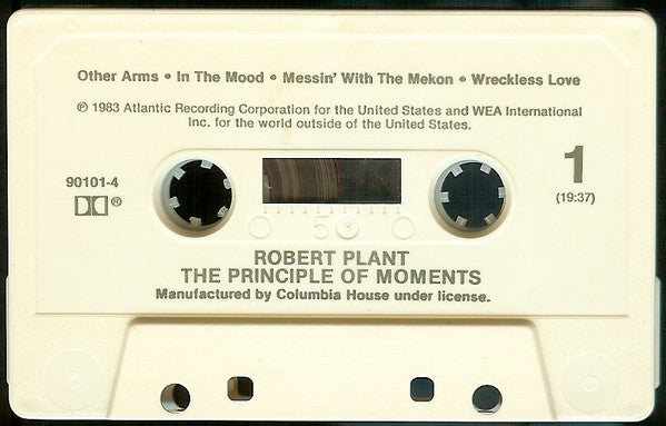 Robert Plant : The Principle Of Moments (Cass, Album, Club, Whi)