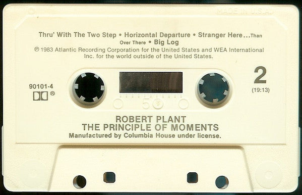 Robert Plant : The Principle Of Moments (Cass, Album, Club, Whi)