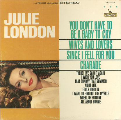 Julie London : You Don't Have To Be A Baby To Cry (LP, Album, Hol)