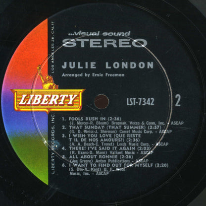 Julie London : You Don't Have To Be A Baby To Cry (LP, Album, Hol)