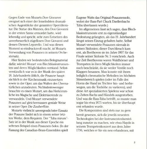 The Canadian Brass, Mozart* : The Mozart Album (CD, Album)