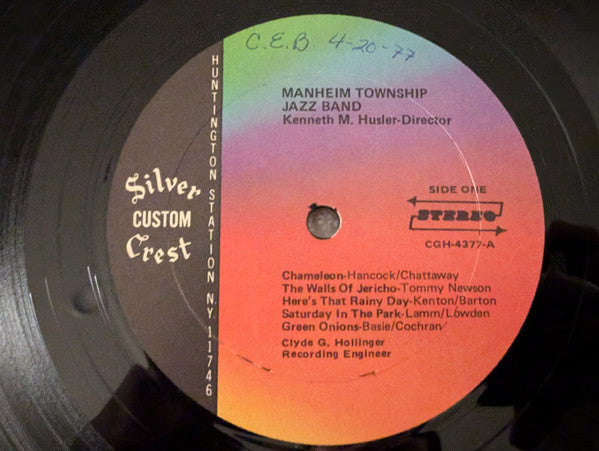 Manheim Township High School Jazz Band : A Year To Remember: Manheim Township Jazz Band 1976-1977 (LP)