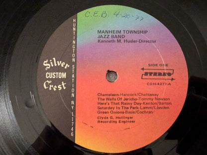 Manheim Township High School Jazz Band : A Year To Remember: Manheim Township Jazz Band 1976-1977 (LP)