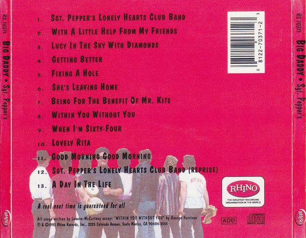 Big Daddy : Sgt. Pepper's (CD, Album, Dig)