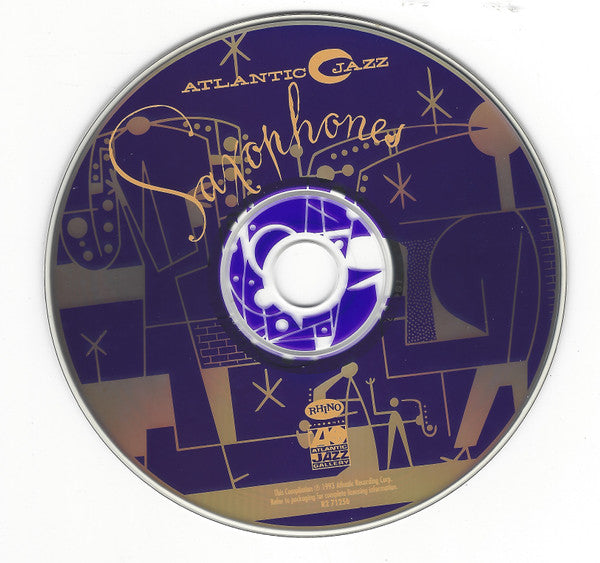 Various : Atlantic Jazz Saxophones (CD, Comp)