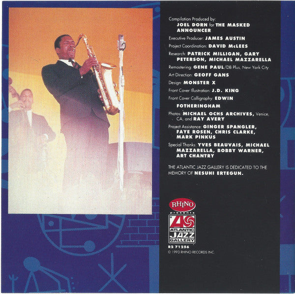 Various : Atlantic Jazz Saxophones (CD, Comp)