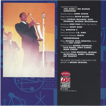 Various : Atlantic Jazz Saxophones (CD, Comp)
