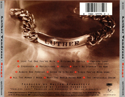 Luther Vandross : Songs (CD, Album)