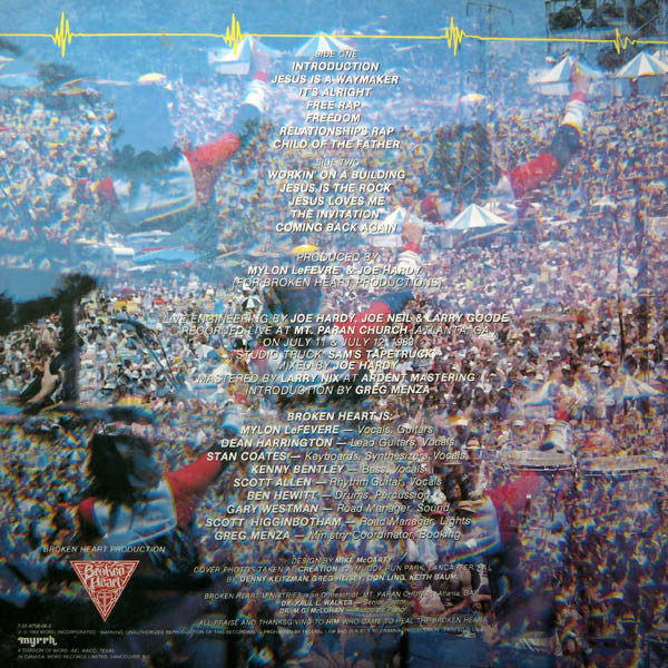 Mylon LeFevre & Broken Heart* : Live Forever (LP, Album)