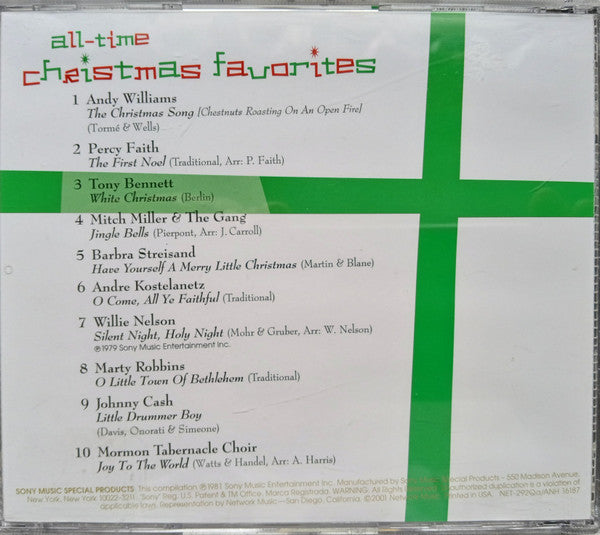 Various : All-Time Christmas Favorites (CD, Comp)