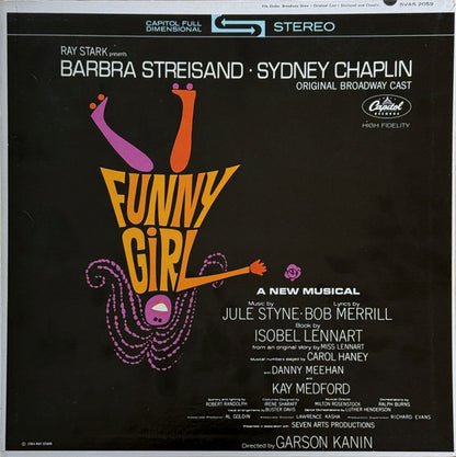 Barbra Streisand • Sydney Chaplin : Funny Girl (Original Broadway Cast) (LP, Album, Scr)