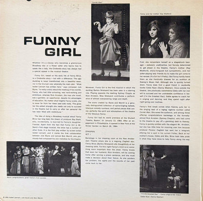 Barbra Streisand • Sydney Chaplin : Funny Girl (Original Broadway Cast) (LP, Album, Scr)